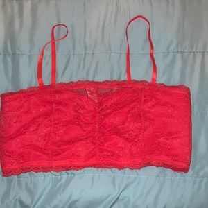 Lacey pinky orange bralette , new